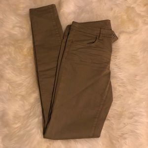 American Eagle khaki jeggings